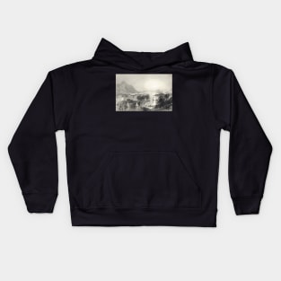 Clew Bay from Westport Mayo Ireland 1841 Kids Hoodie